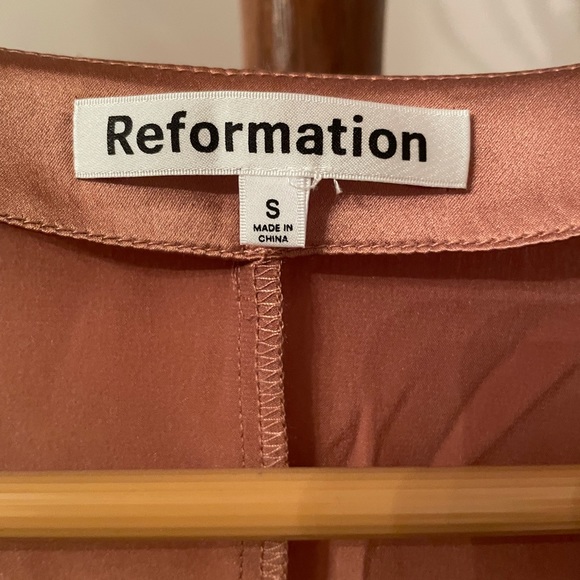 Reformation Chrisley Silk Dress NWT - Picture 6 of 8